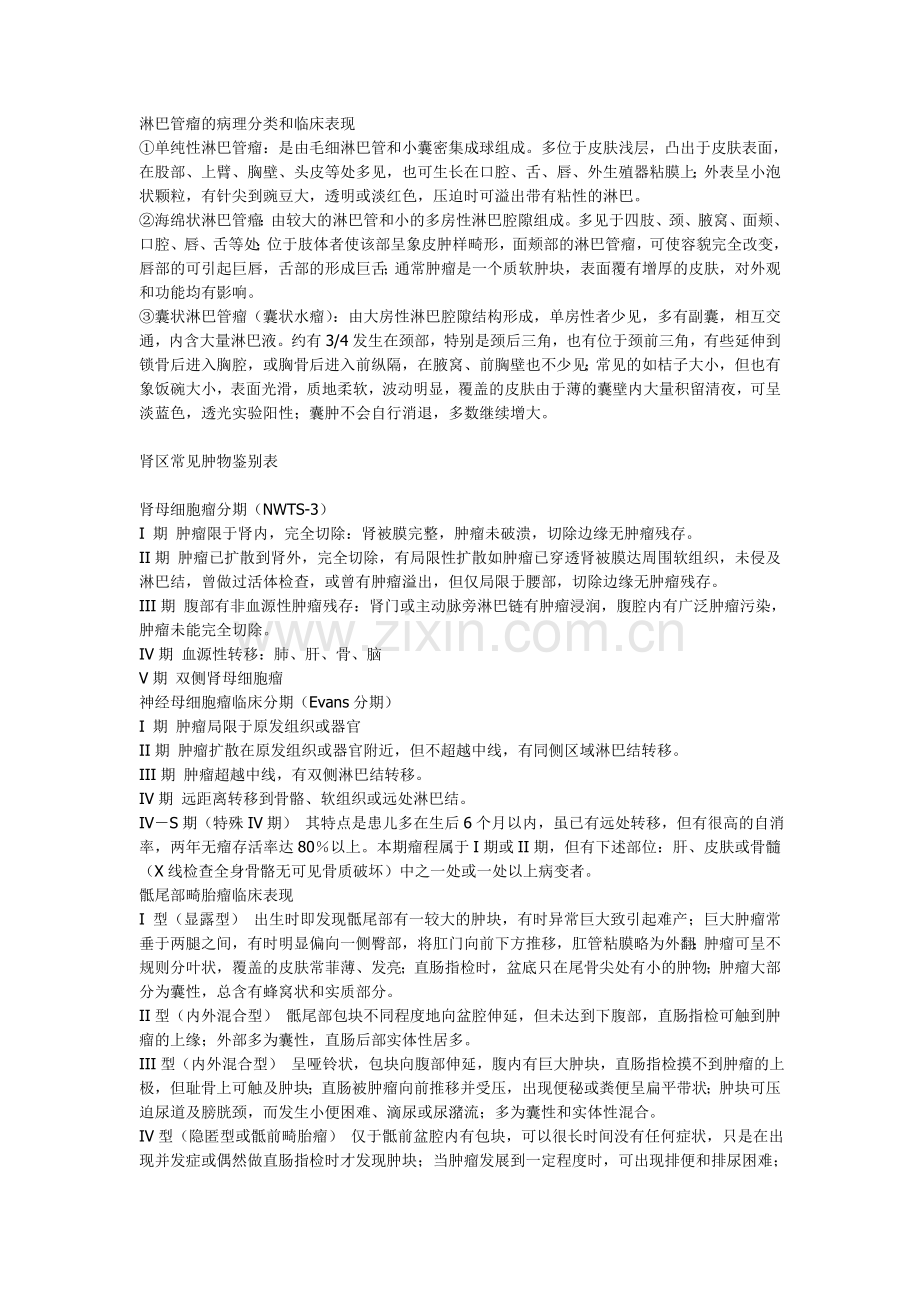 小儿外科学考试的复习题.doc_第3页