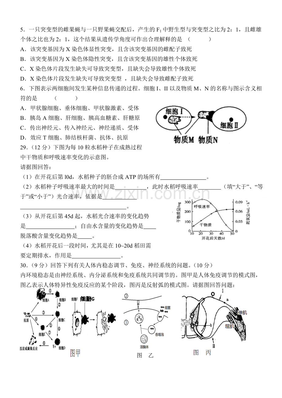 理科综合生物部分.doc_第2页