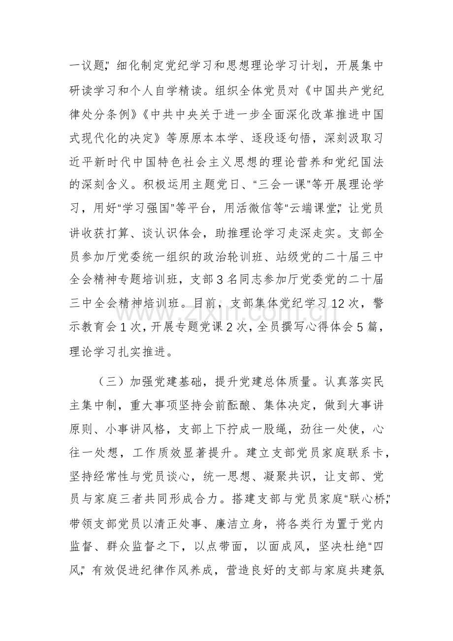 2024年度党支部书记抓基层党建工作述职报告范文.docx_第2页