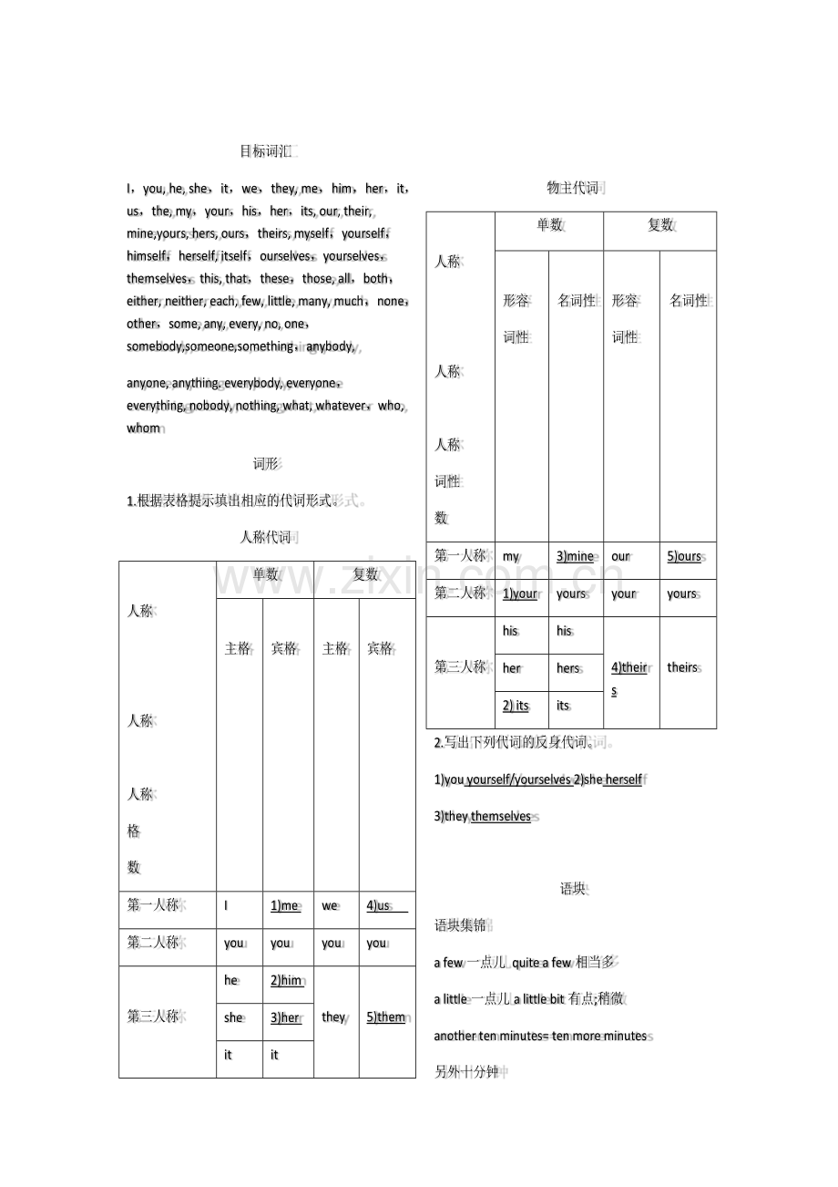 中考英语词汇复习教师版Day42.docx_第1页