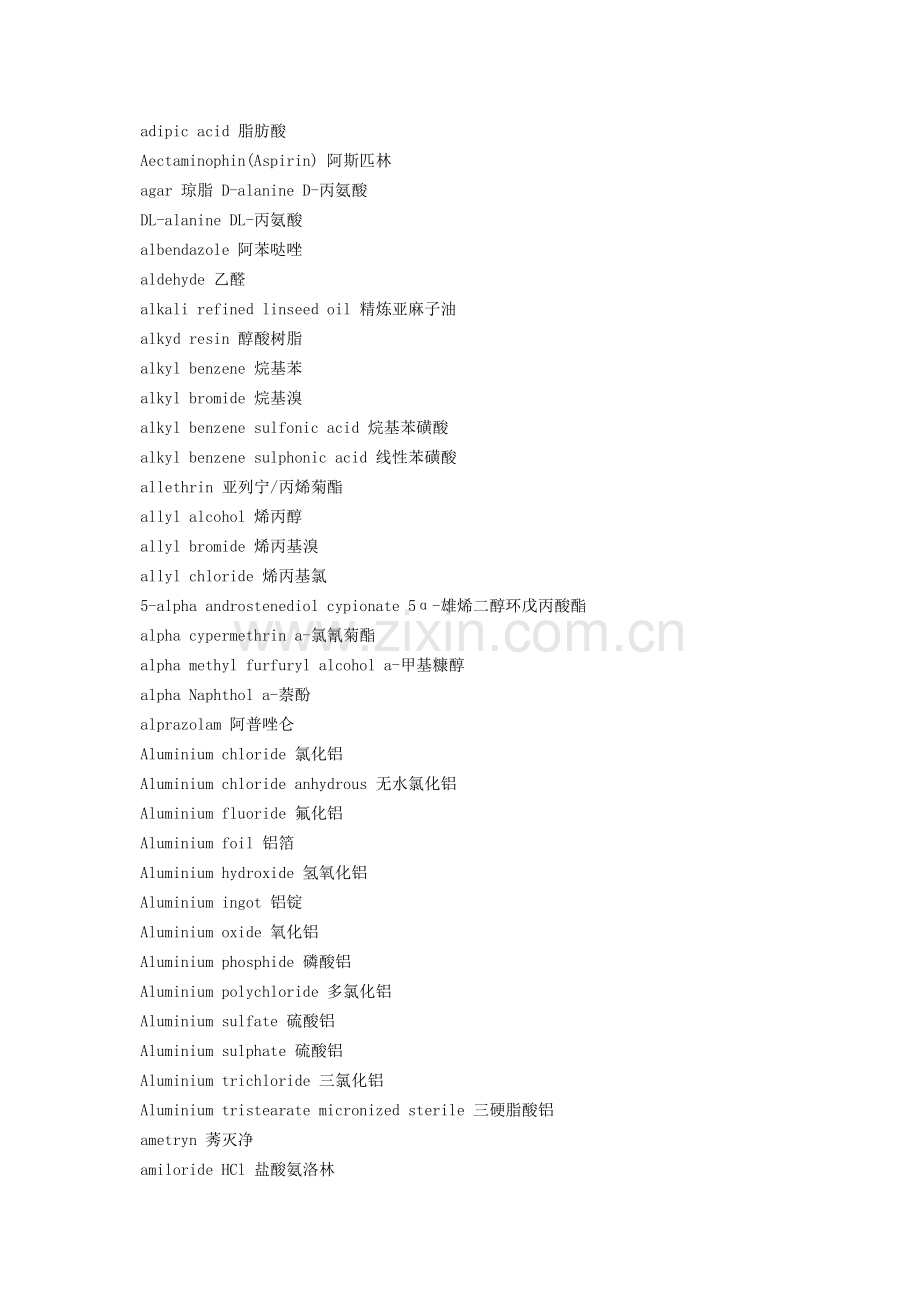 化学试剂英汉对照.doc_第2页