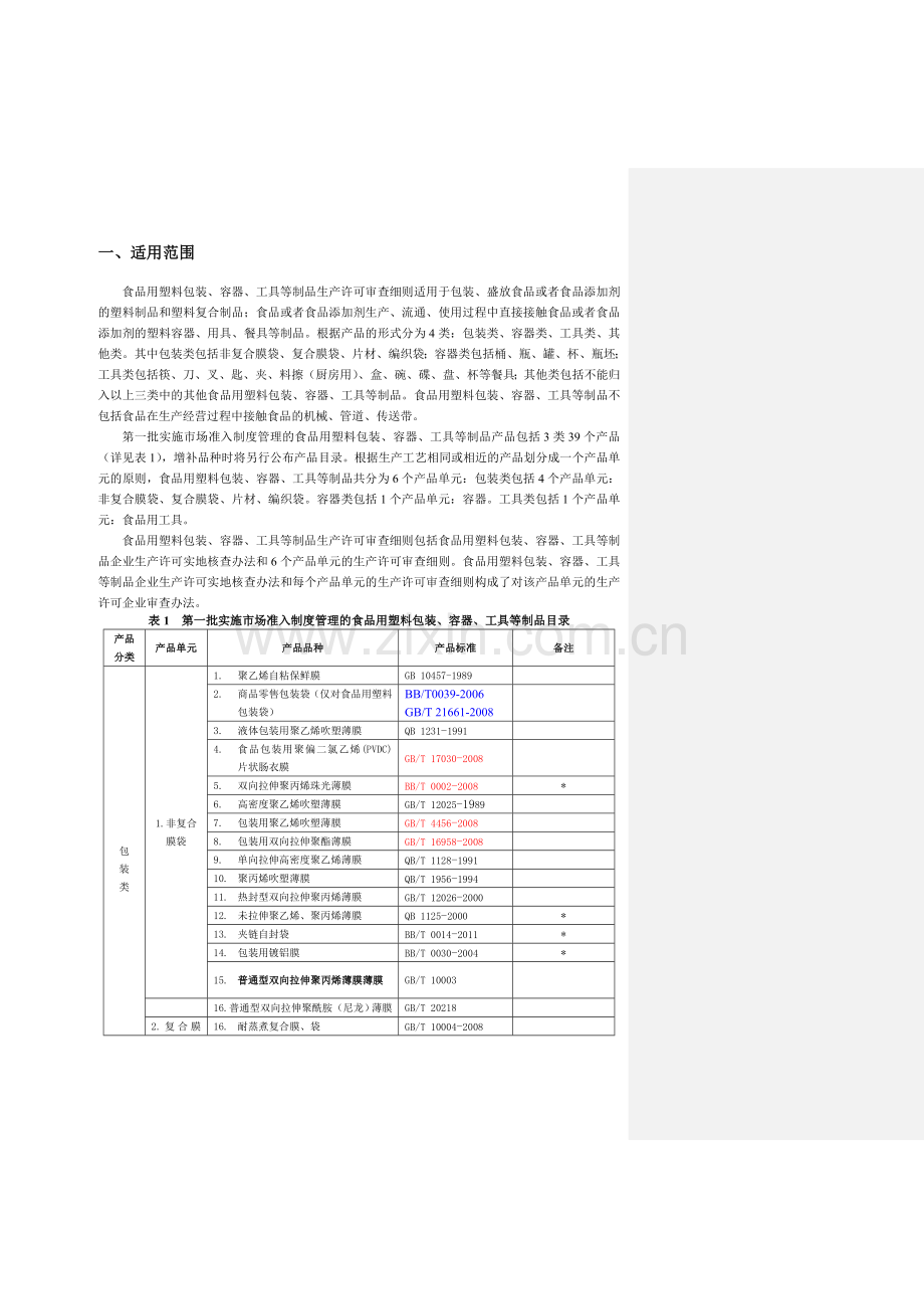 食品包装-食品用塑料包装、容器、工具等制品审查细则.doc_第3页