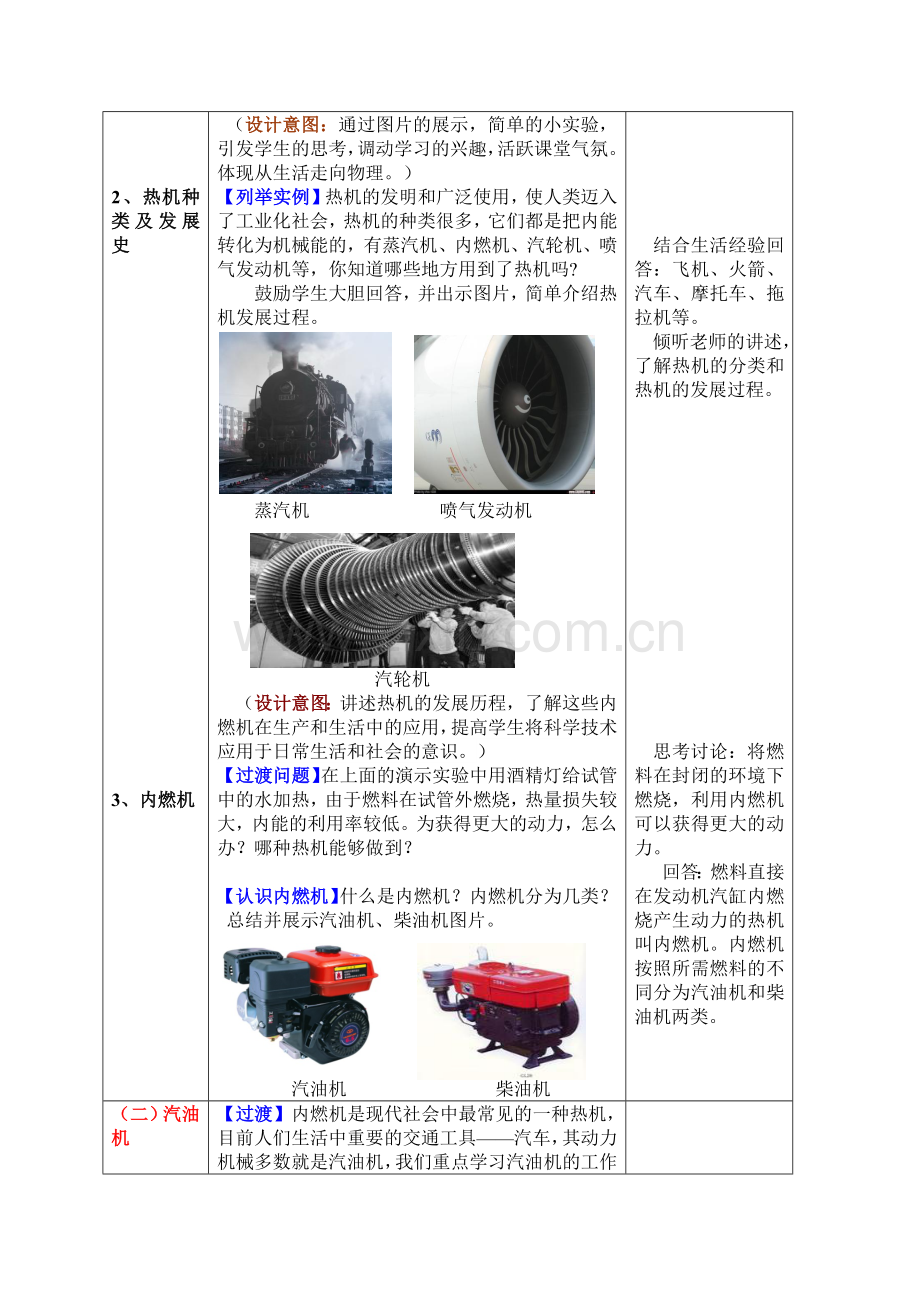 第十四章内能的利用第1节热机的教学设计.docx_第3页