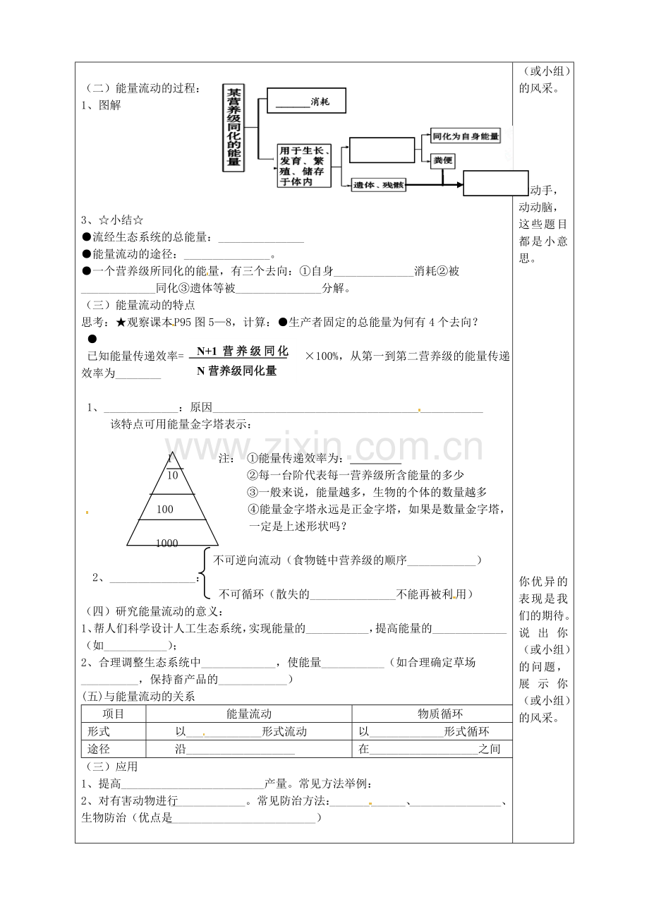 山东省淄川般阳中学高中生物《53生态系统的物质循环》导学案（无答案）新人教版必修3.doc_第2页