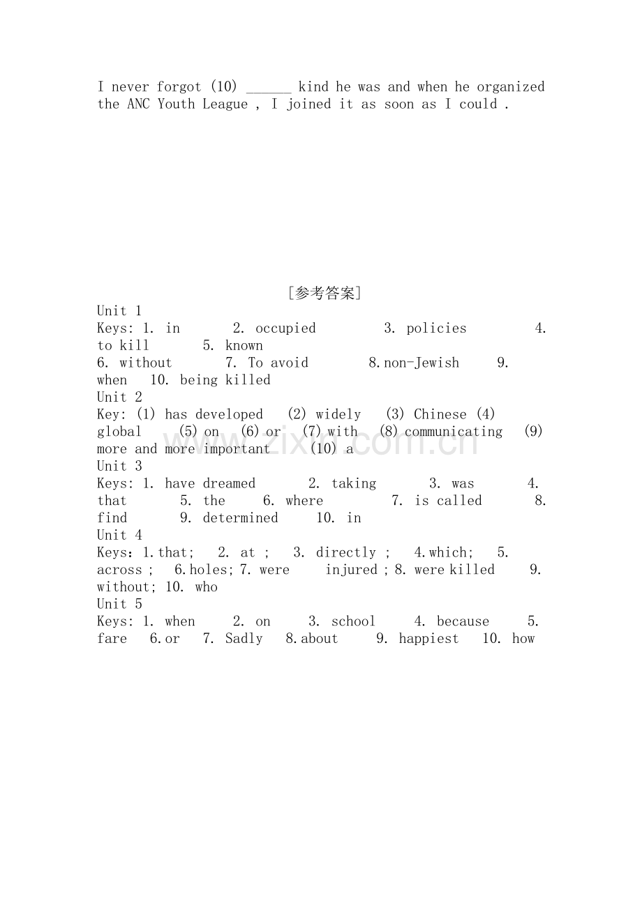 高一英语语法填空专题练习(含答案).doc_第3页