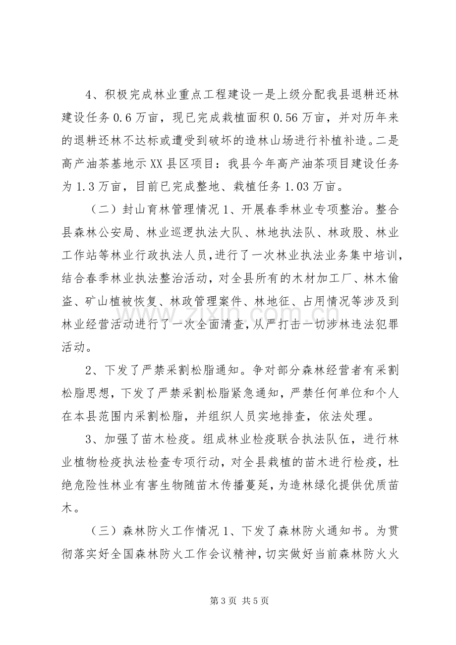 县林业局第一季度工作总结.docx_第3页