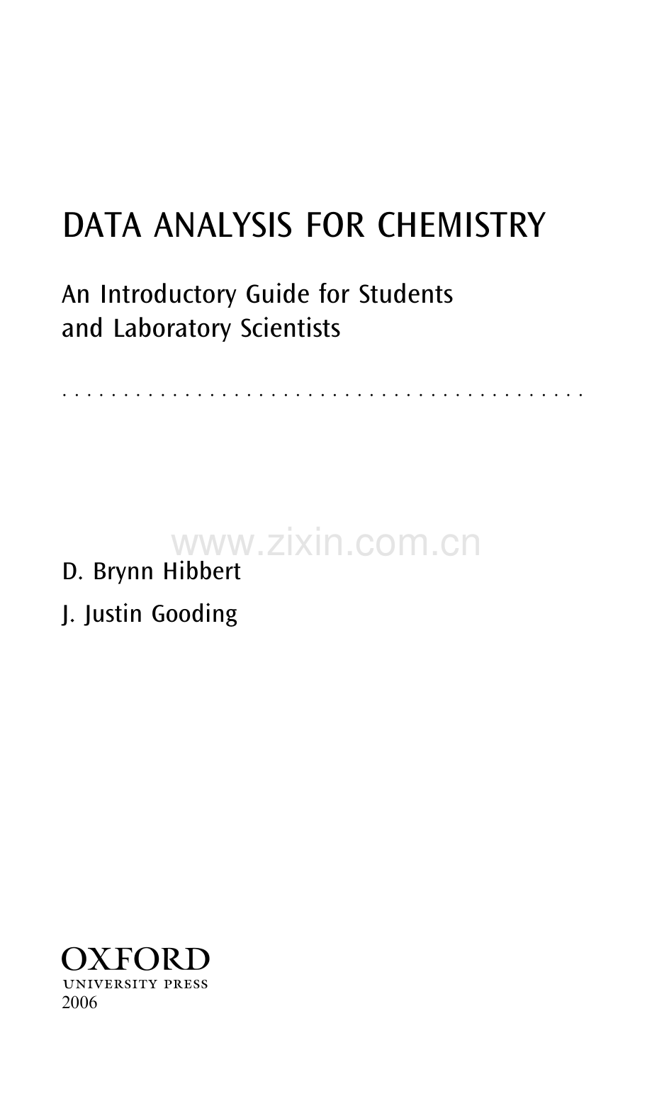 化学数据分析Data Analysis Chemistry_183页.pdf_第1页