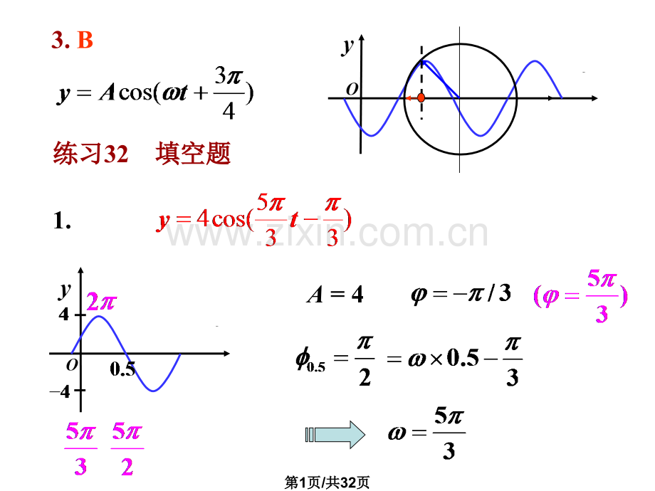 大学物理振动习题答案.pptx_第1页