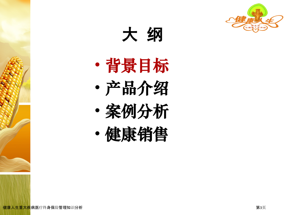 健康人生重大疾病医疗终身保险管理知识分析.pptx_第3页