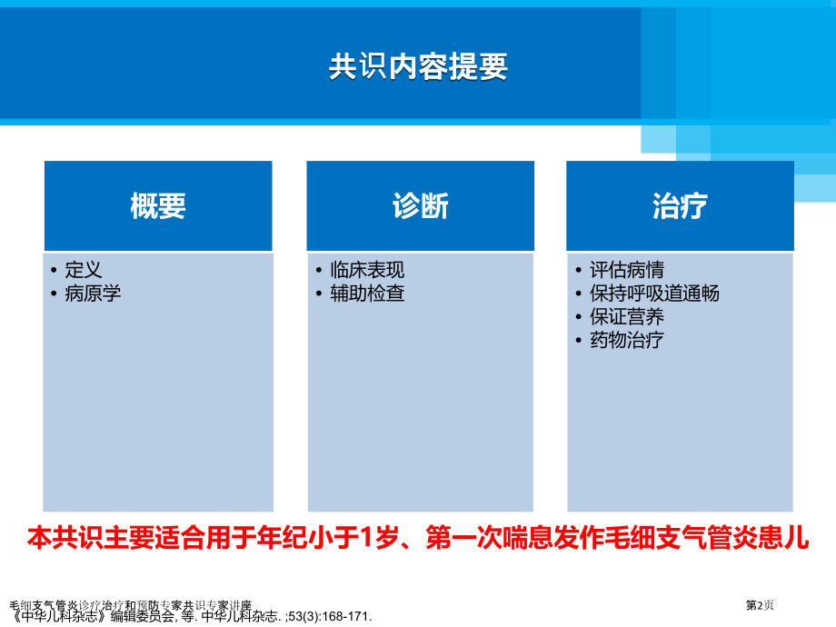 毛细支气管炎诊疗治疗和预防专家共识专家讲座.pptx_第2页