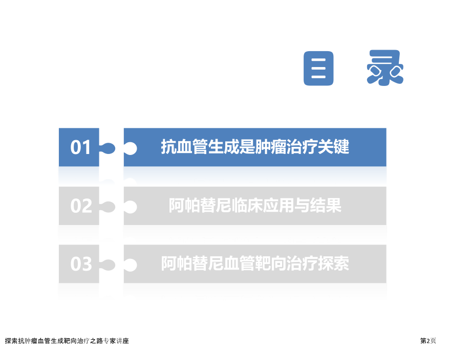 探索抗肿瘤血管生成靶向治疗之路专家讲座.pptx_第2页