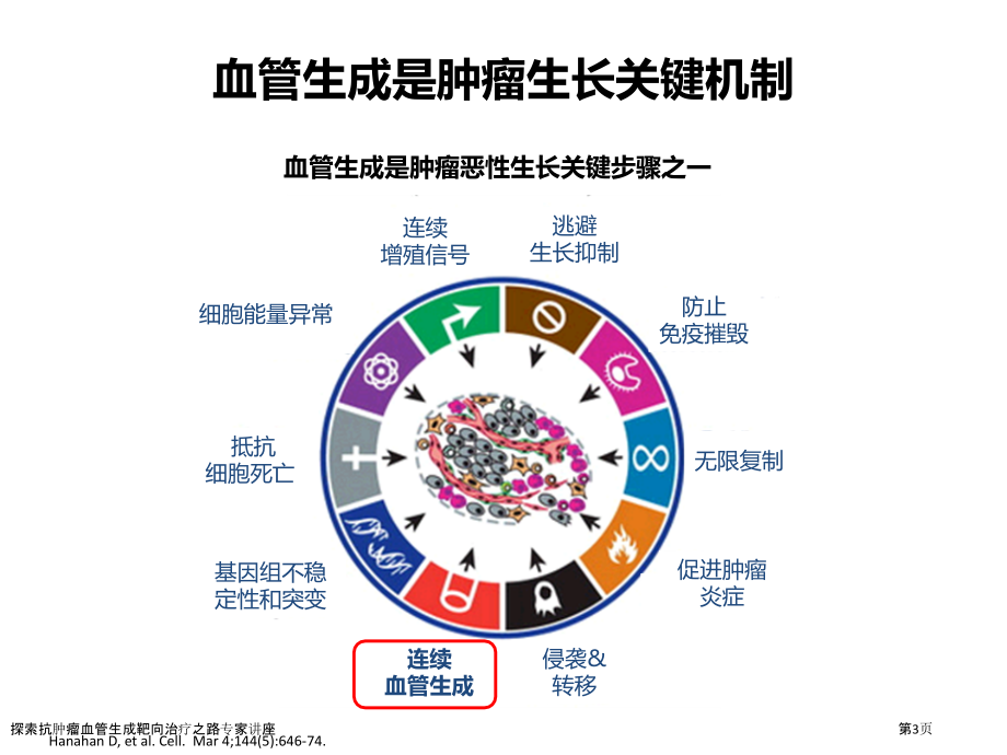 探索抗肿瘤血管生成靶向治疗之路专家讲座.pptx_第3页