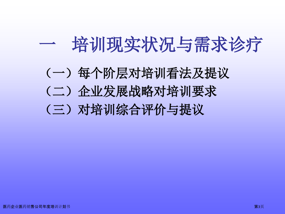 医药企业医药销售公司年度培训计划书.pptx_第3页