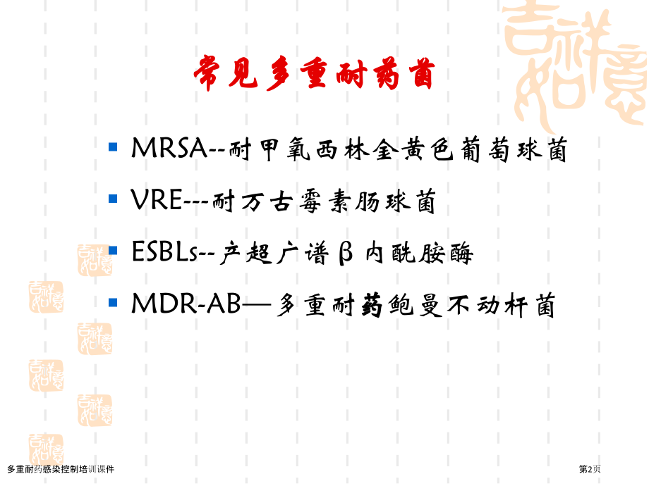 多重耐药感染控制培训课件.pptx_第2页