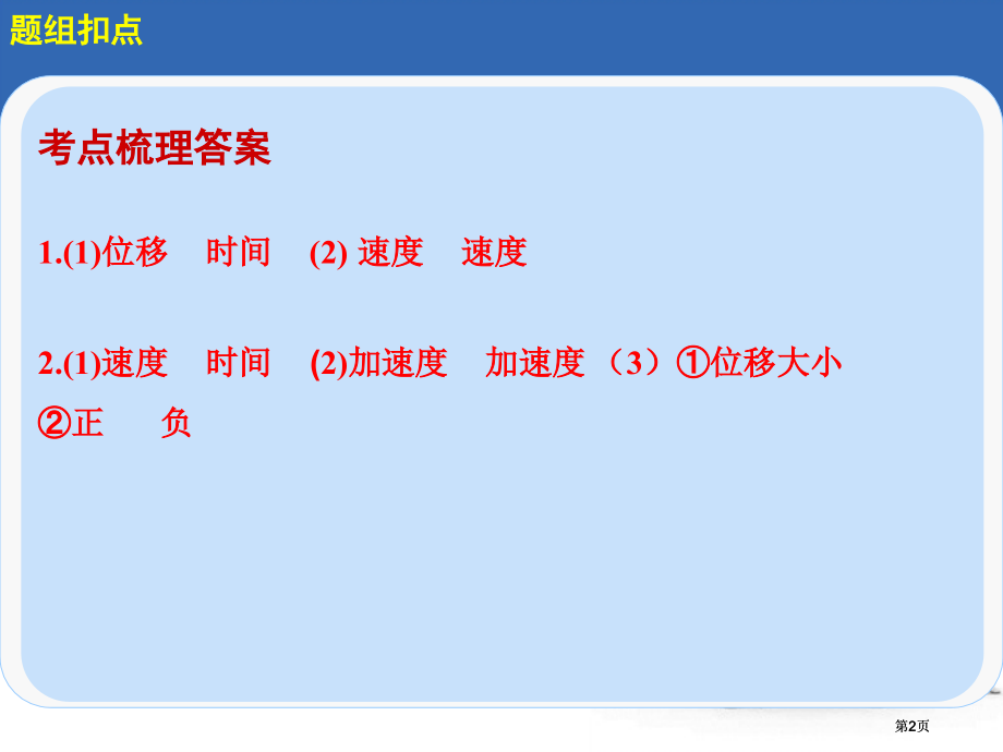 章运动的描述匀变速直线运动市公开课金奖市赛课一等奖课件.pptx_第2页