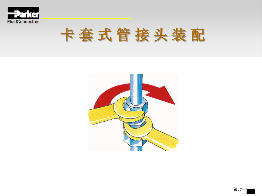 卡套式管接头的装配教学市公开课金奖市赛课一等奖课件.pptx_第1页