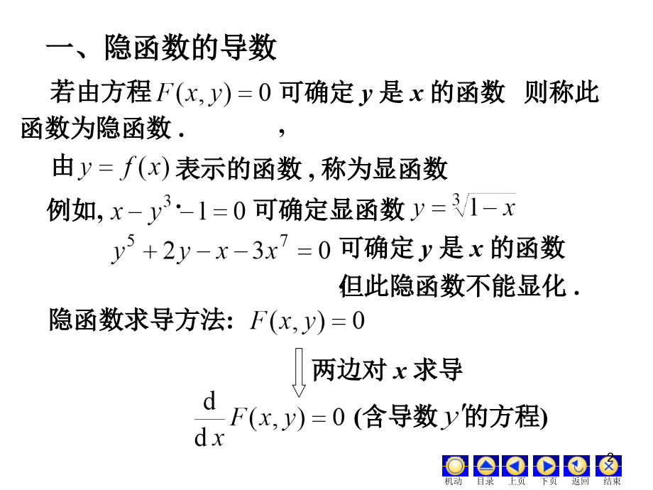 高等数学-隐函数(课堂PPT).ppt_第2页