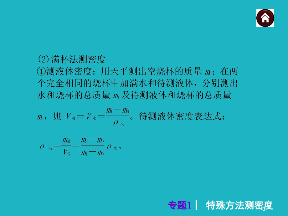 特殊方法测密度(课堂PPT).ppt_第3页