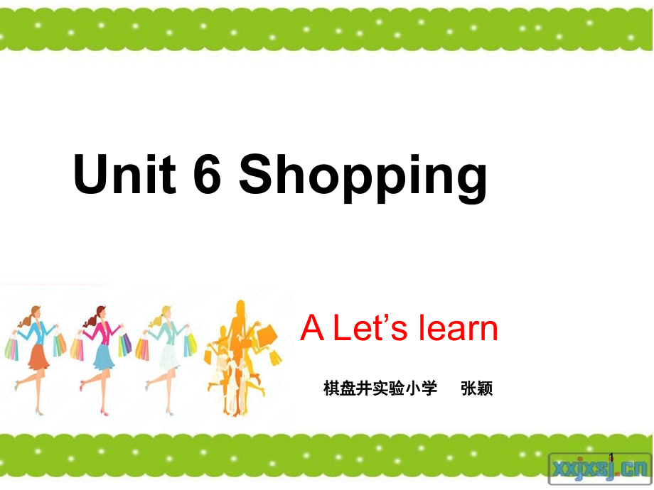 新版pep小学英语四年级下册Unit6-Shopping-A-Let27s-learn(课堂PPT).ppt_第1页