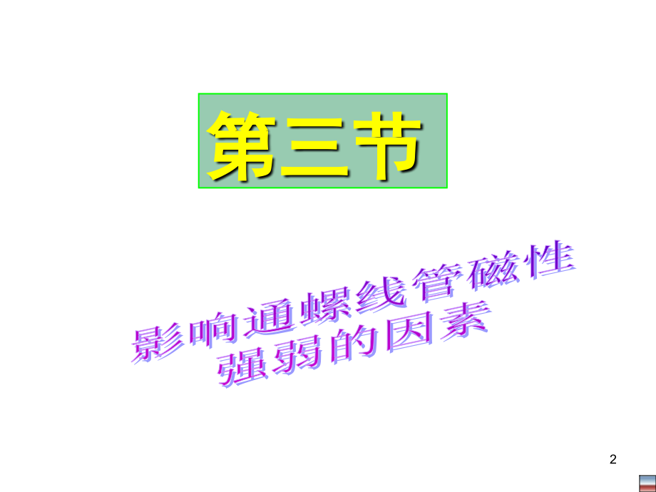 影响通电螺线管磁性强弱的因素(课堂PPT).ppt_第2页