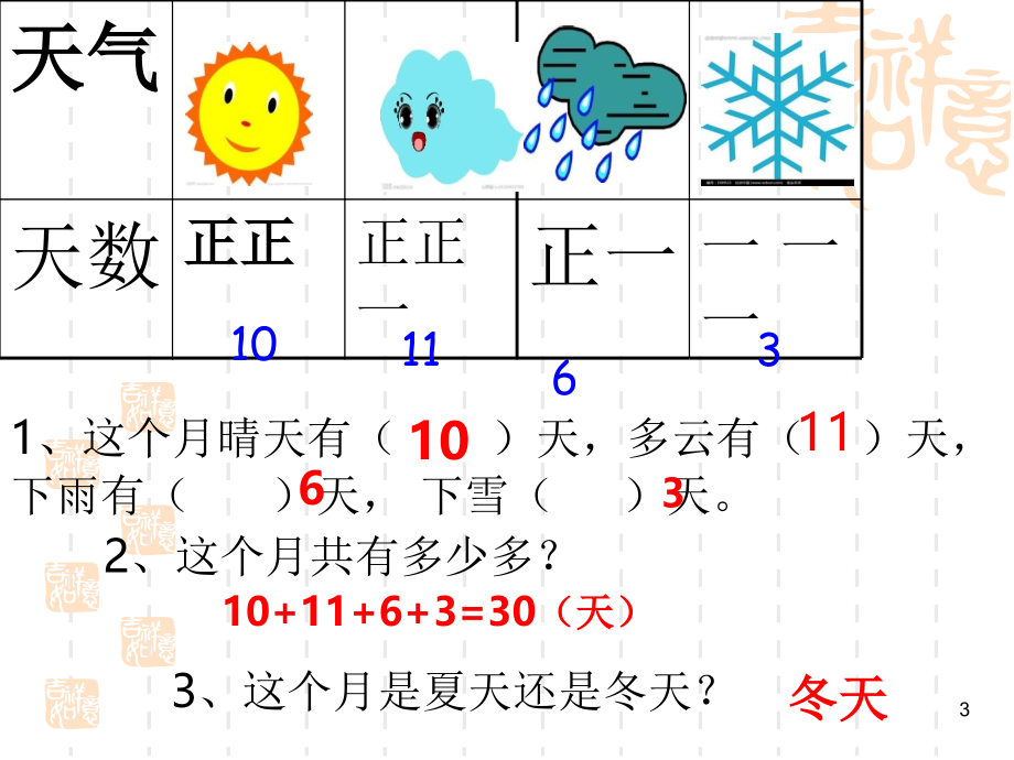 新人教版二年级下册数学期末复习(课堂PPT).ppt_第3页