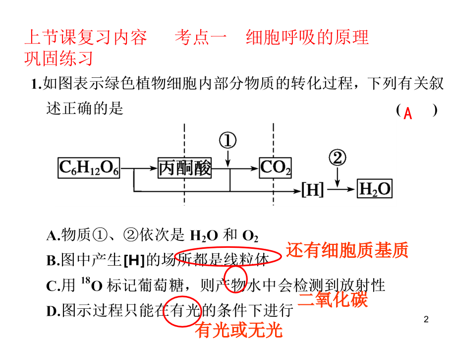 影响细胞呼吸的外界因素及其应用.ppt_第2页