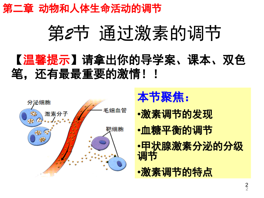 人教版高二生物必修三-第二章第二节-通过激素的调节-.ppt_第2页