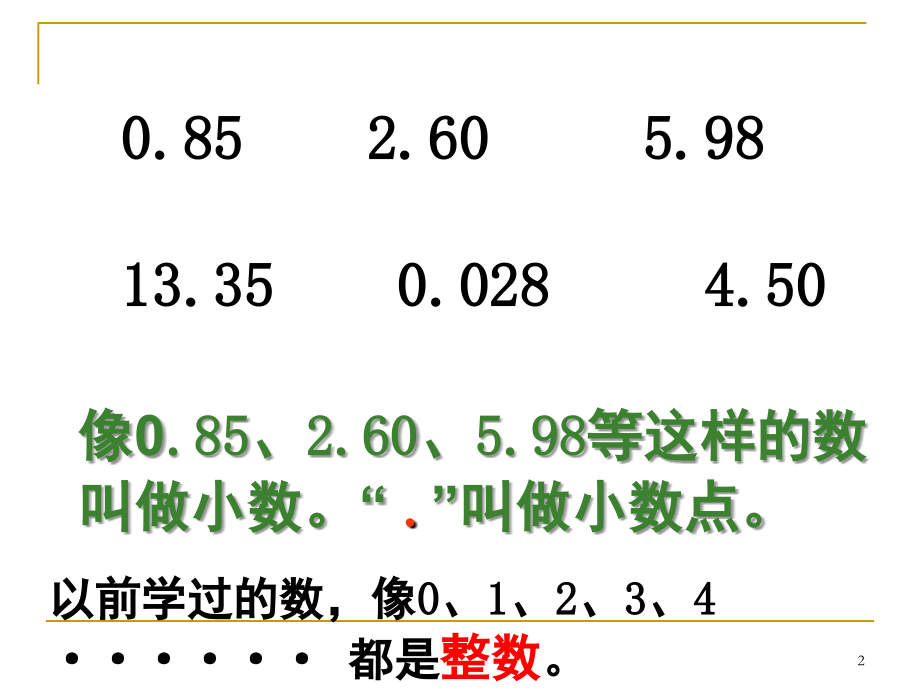 小数的初步认识整理与复习(课堂PPT).ppt_第2页