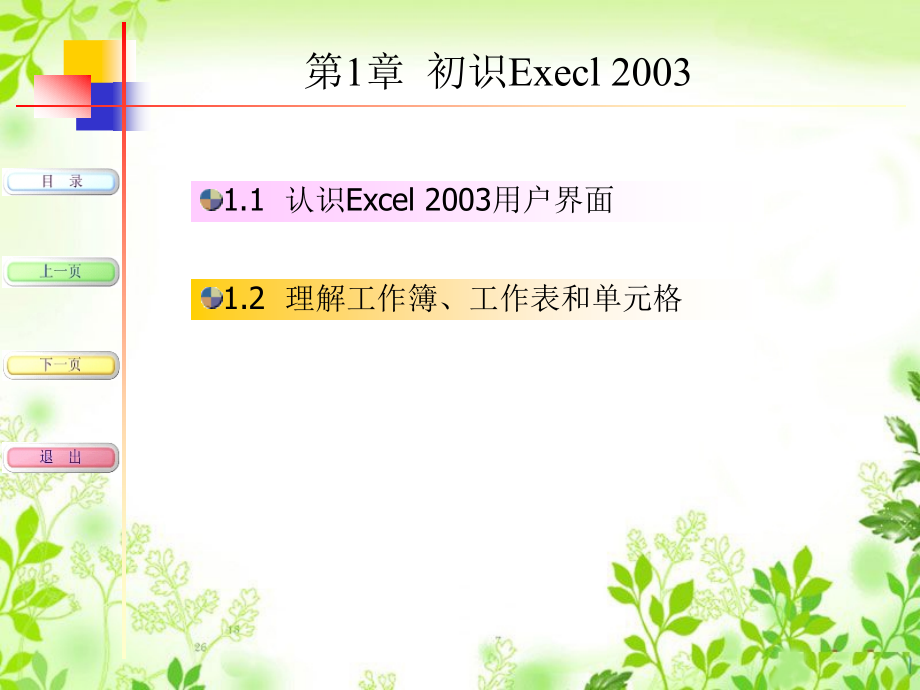 Excel2003基础教程大全(经典)PPT.ppt_第3页