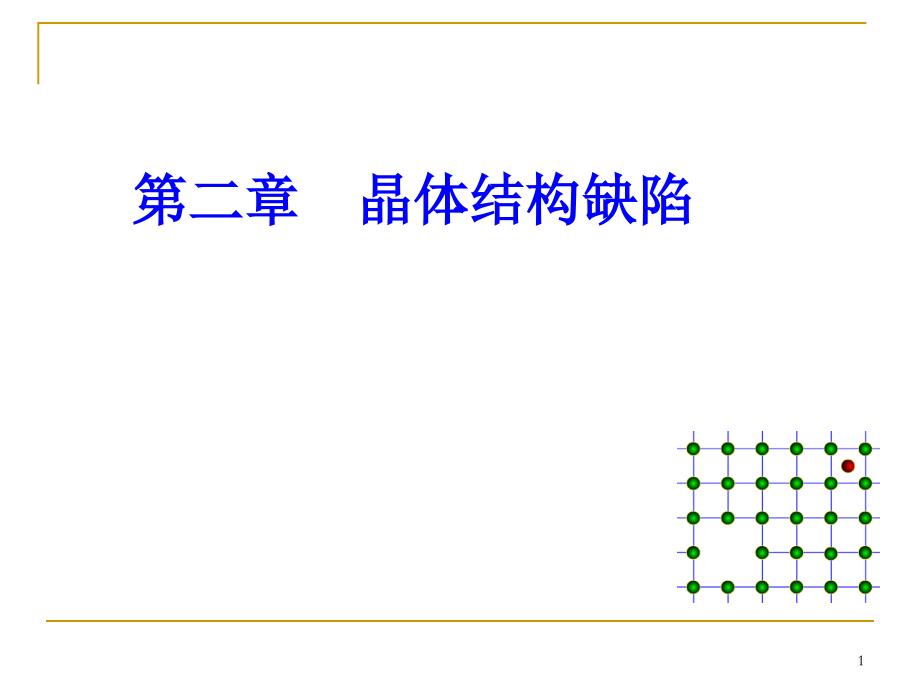 3.1晶体结构缺陷的类型PPT幻灯片课件.ppt_第1页