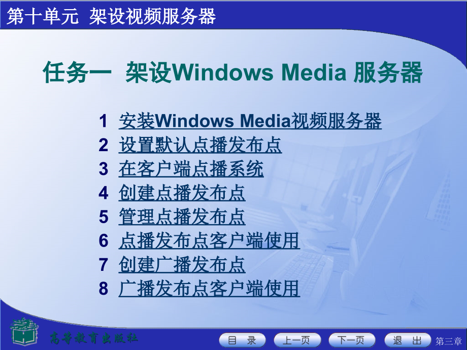 第十单元--架设视频服务器PPT学习课件.ppt_第3页