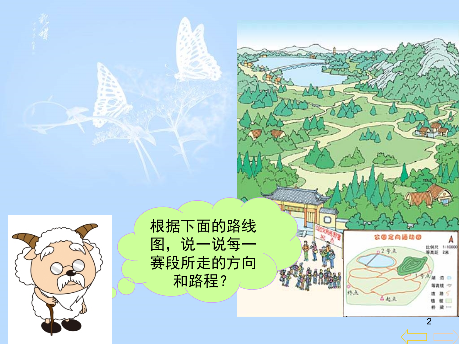 位置与方向例4画路线图(课堂PPT).ppt_第2页