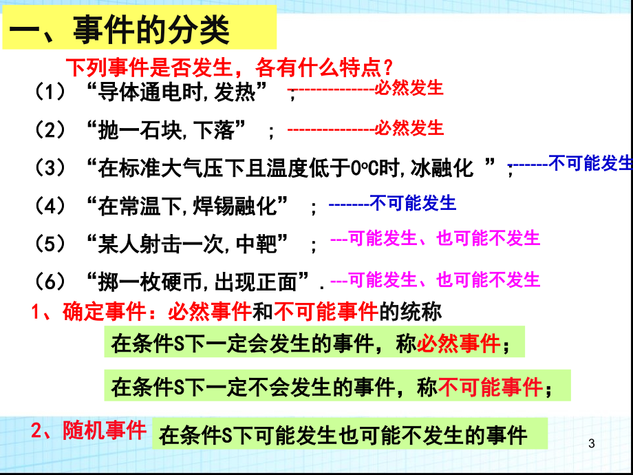 《随机事件的概率》市高效课堂讲课比赛一等奖PPT文档.ppt_第3页