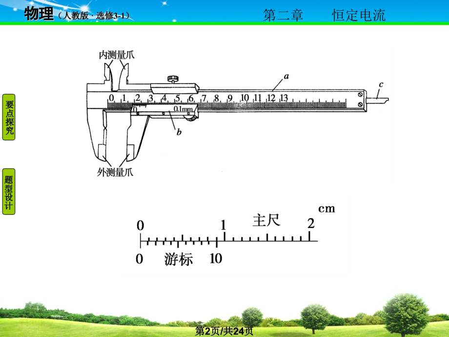 高中物理游标卡尺和螺旋测微器.pptx_第2页