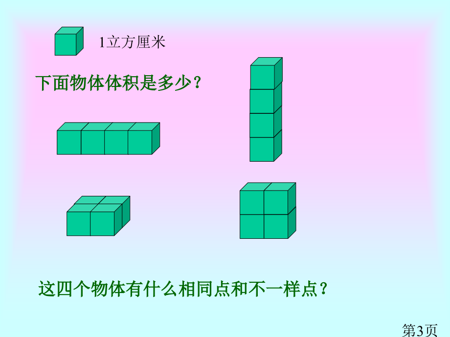 长方体正方体的体积公式推导省名师优质课获奖课件市赛课一等奖课件.ppt_第3页