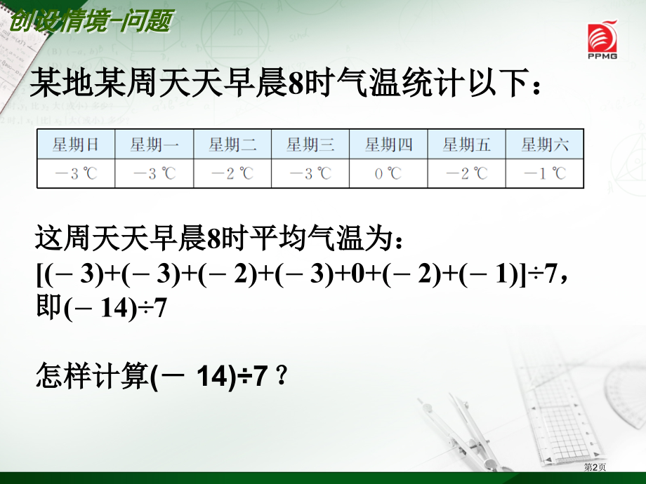 苏科版数学七年级上册有理数的乘法与除法市名师优质课比赛一等奖市公开课获奖课件.pptx_第2页