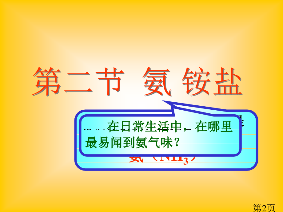 请写出工业合成氨的反应方程式省名师优质课获奖课件市赛课一等奖课件.ppt_第2页