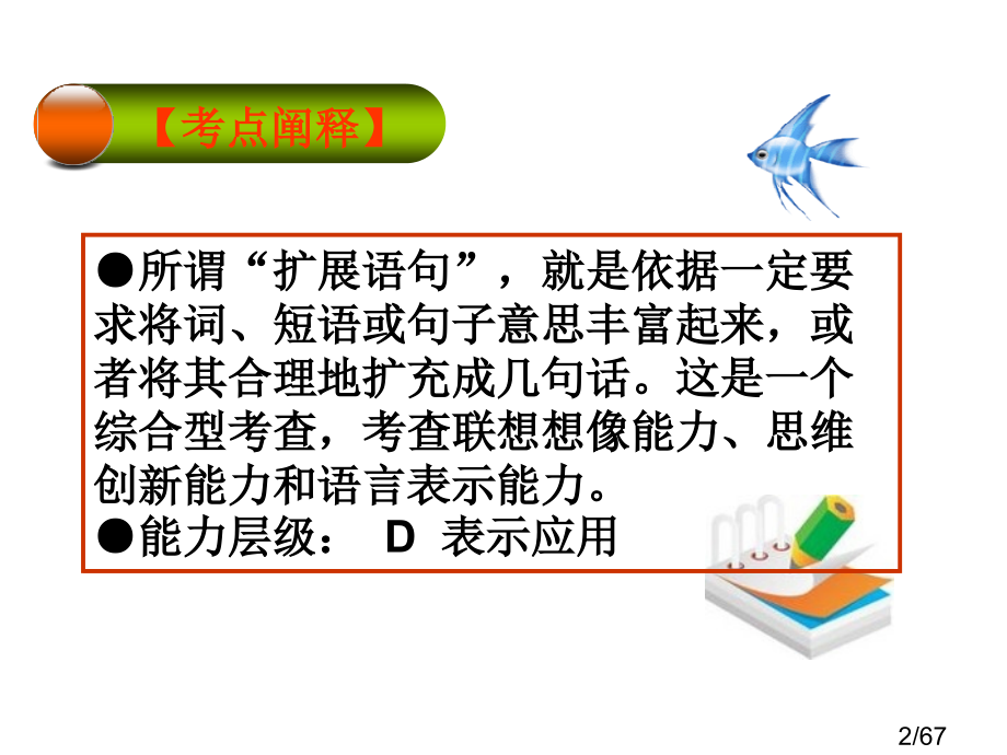 高三语文高考专题复习-扩展语句-全国通用省名师优质课赛课获奖课件市赛课一等奖课件.ppt_第2页