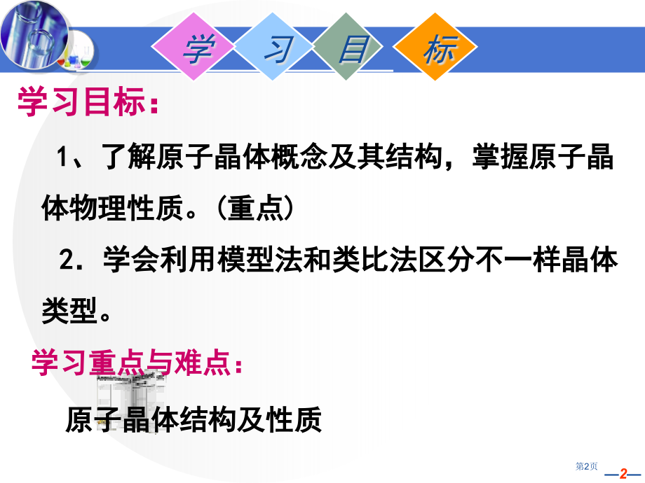 选修3第三章第二节原子晶体市公开课一等奖省优质课赛课一等奖课件.pptx_第2页