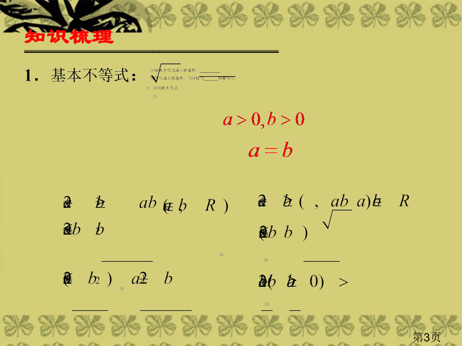 高考数学第一轮复习用书-备考学案-第10课-基本不等式-文省名师优质课赛课获奖课件市赛课一等奖课件.ppt_第3页