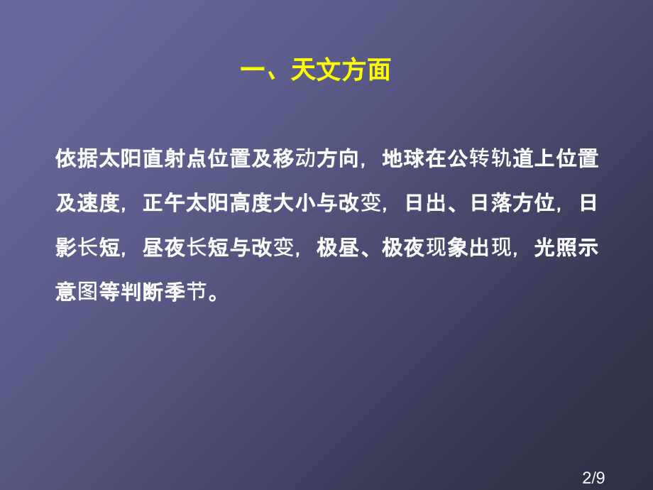 地理常见的季节判读问题市公开课获奖课件省名师优质课赛课一等奖课件.ppt_第2页