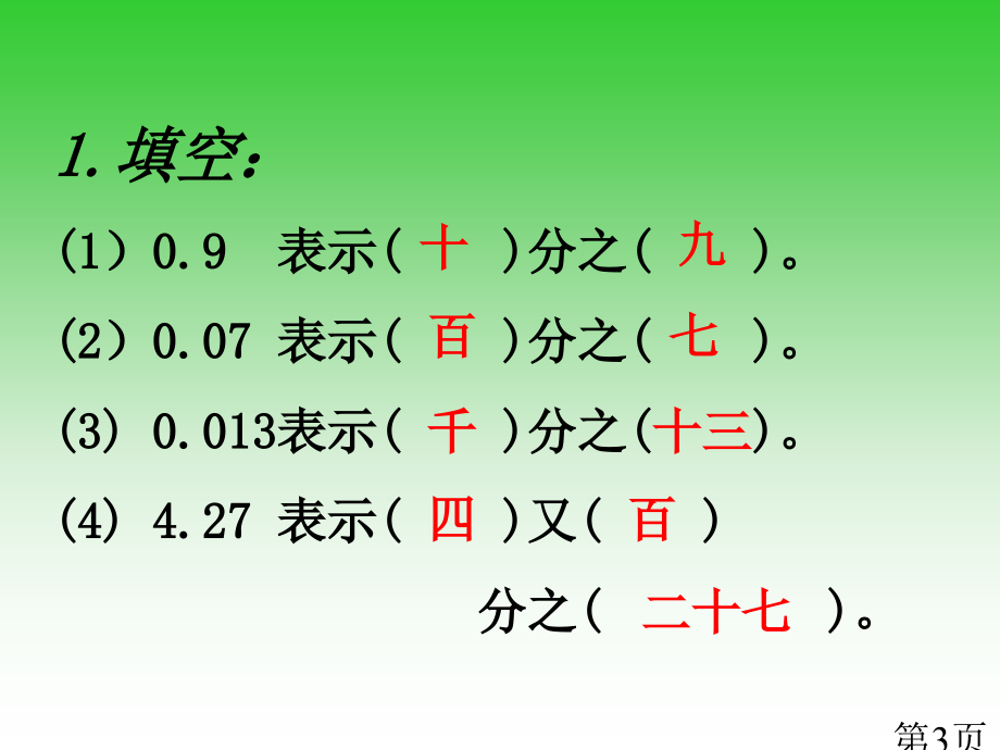 西师大版数学六年级下册分数与小数的互化省名师优质课赛课获奖课件市赛课一等奖课件.ppt_第3页