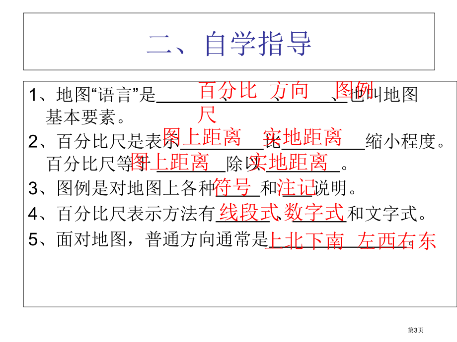 人教七上第三节地图的阅读市公开课一等奖省优质课赛课一等奖课件.pptx_第3页