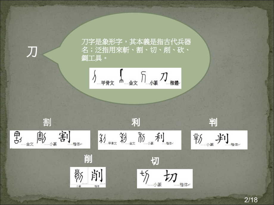 现代汉语汉字单元部首释义部告市公开课获奖课件省名师优质课赛课一等奖课件.ppt_第2页