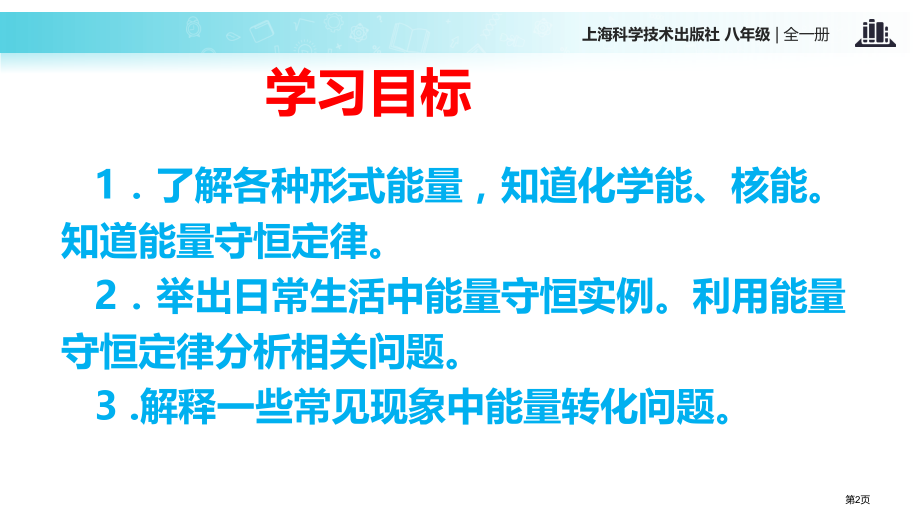 九年级全册物理20.1能量的转化与守恒市公开课一等奖省优质课赛课一等奖课件.pptx_第2页