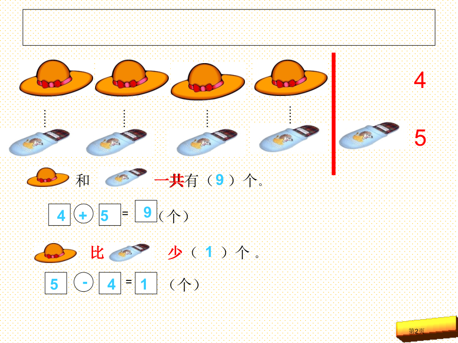 一年级数学上册第五单元练习市名师优质课比赛一等奖市公开课获奖课件.pptx_第2页