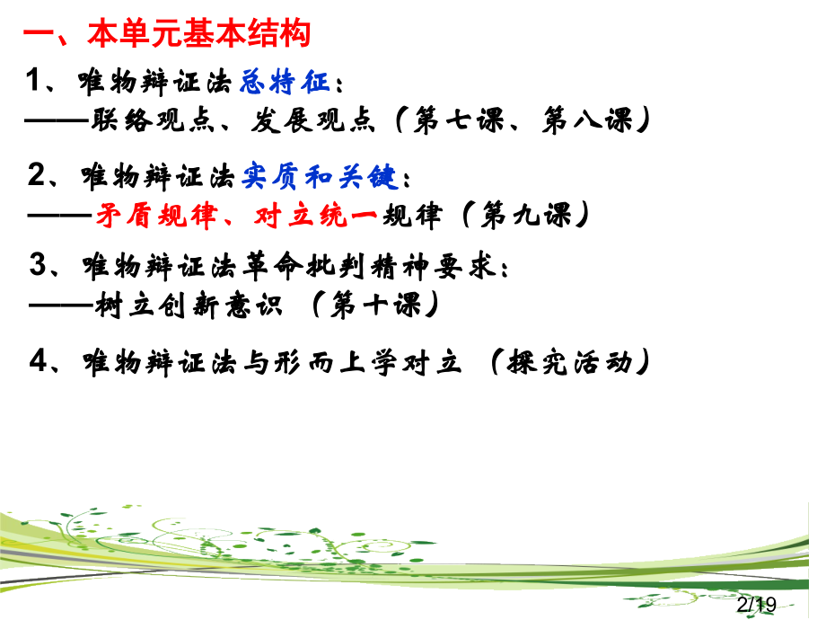 生活与哲学第三单元复习市公开课一等奖百校联赛优质课金奖名师赛课获奖课件.ppt_第2页