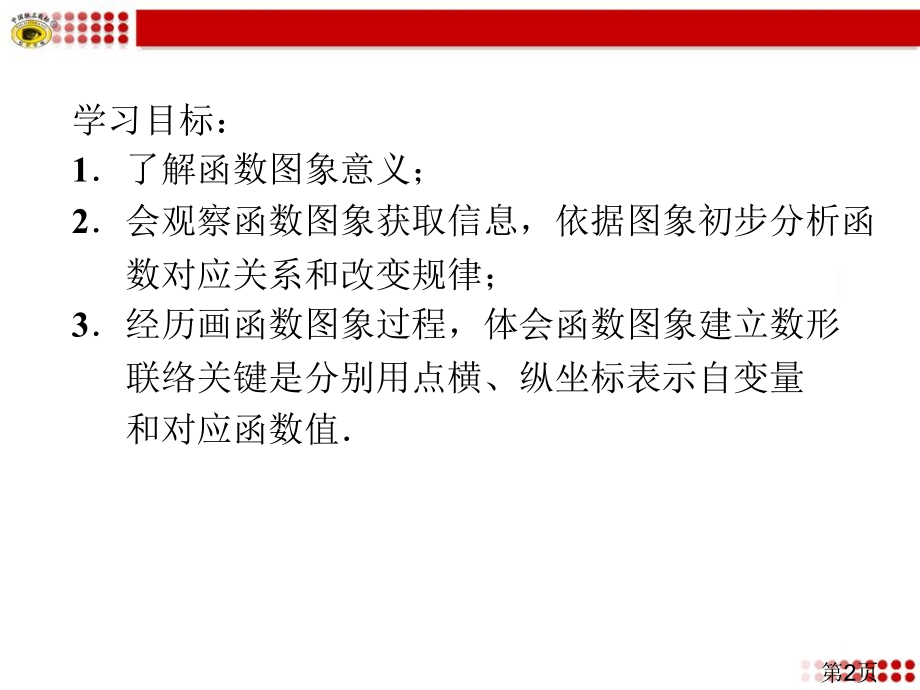 新人教版19.1.2函数的图像1省名师优质课赛课获奖课件市赛课一等奖课件.ppt_第2页