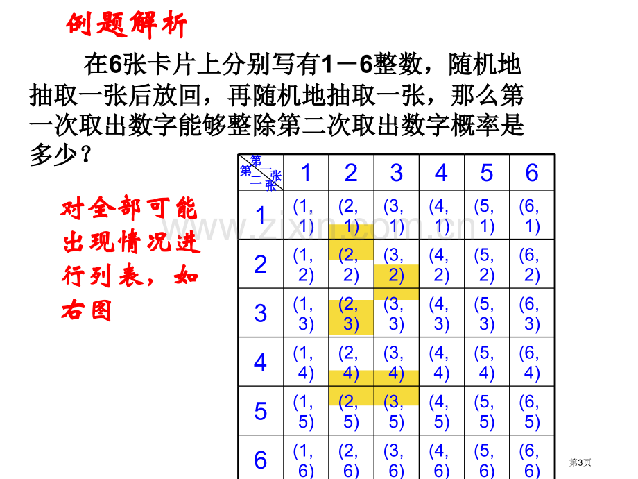 用列举法求概率优质课市名师优质课比赛一等奖市公开课获奖课件.pptx_第3页