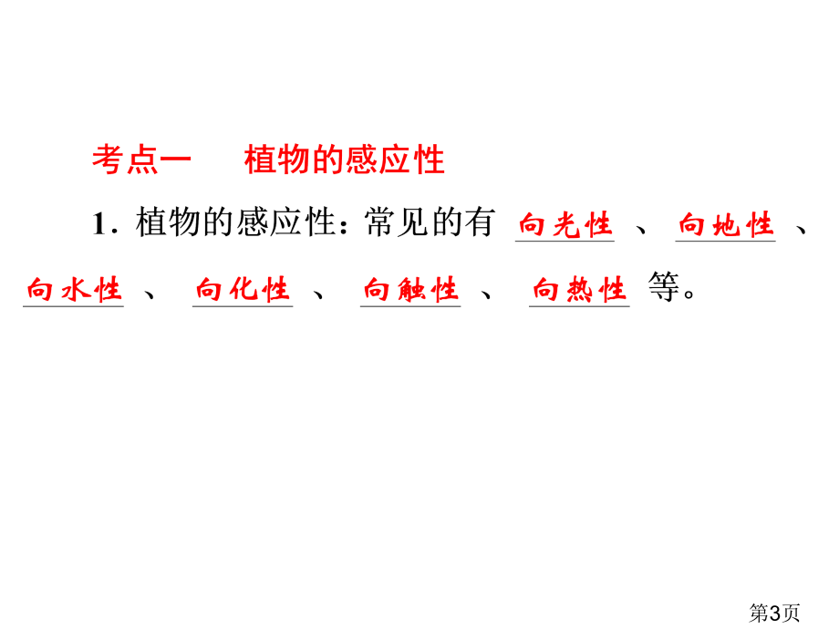 中考备战策略浙江中考复习-第一部分生命科学专题6生命活动的调节省名师优质课获奖课件市赛课一等奖课件.ppt_第3页